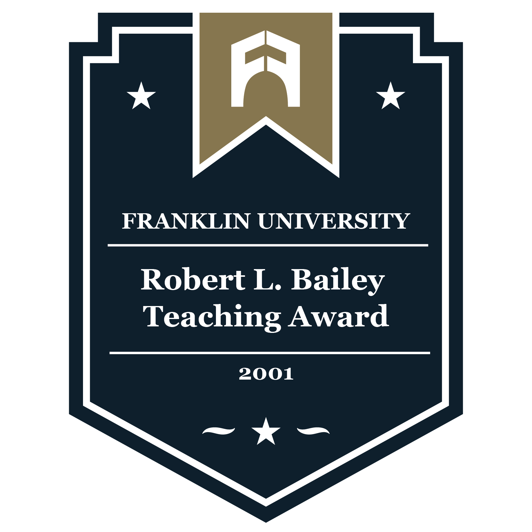 2001 Robert L. Bailey Teaching Award