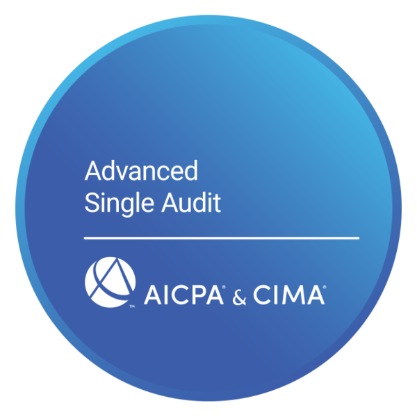 Advanced Single Audit Certificate