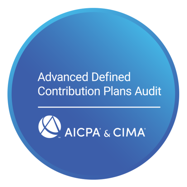 Advanced Defined Contribution Plans Audit Certificate