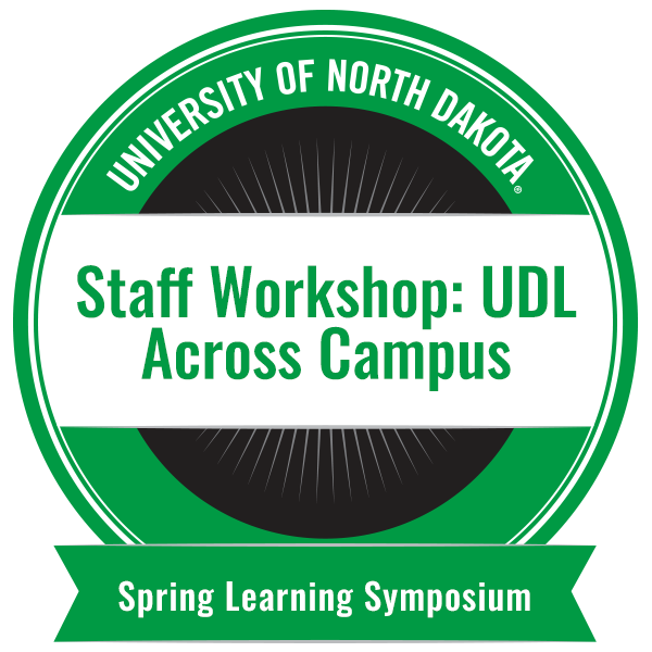 Staff Workshop: UDL Across Campus