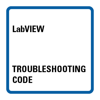 LabVIEW Troubleshooting Code