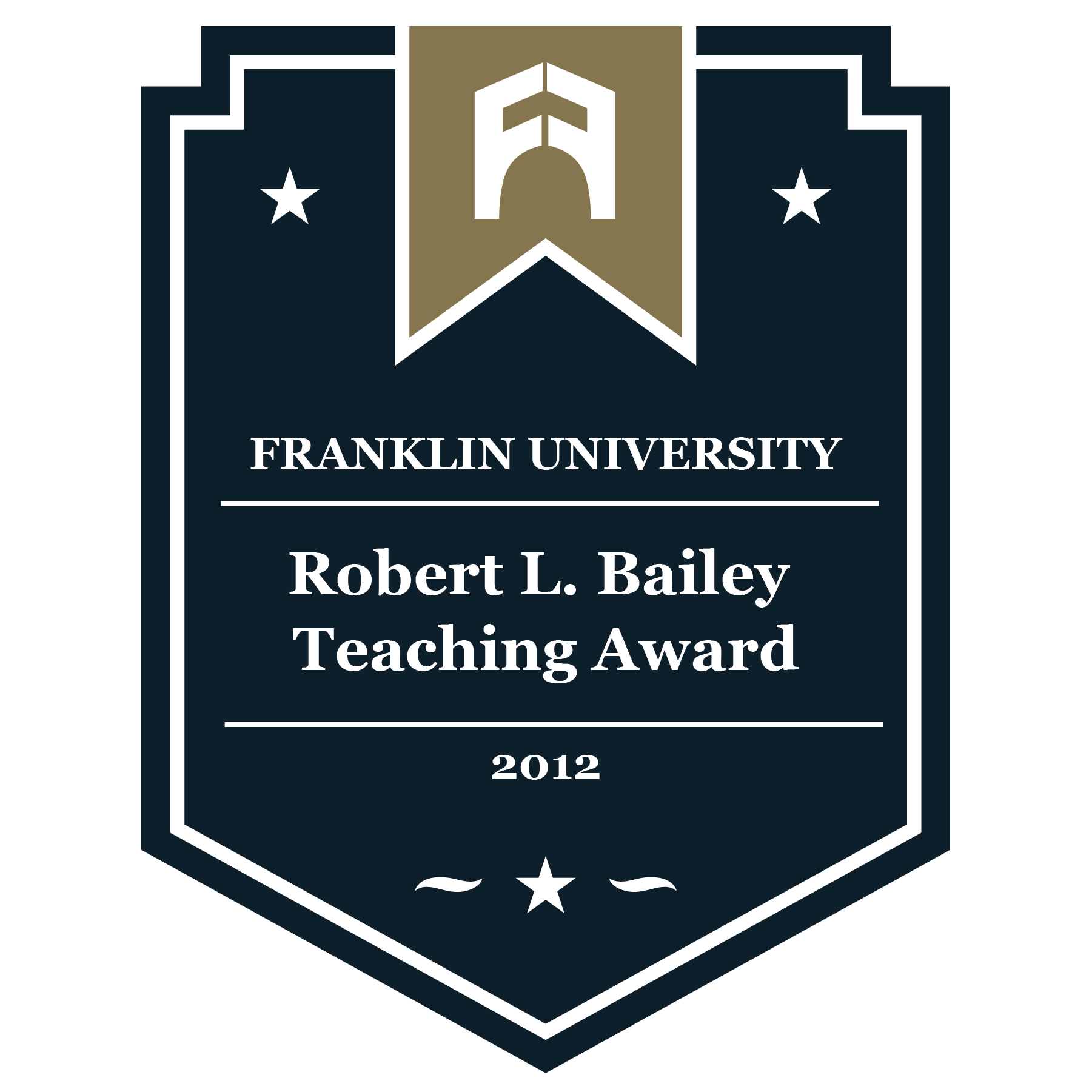 2012 Robert L. Bailey Teaching Award