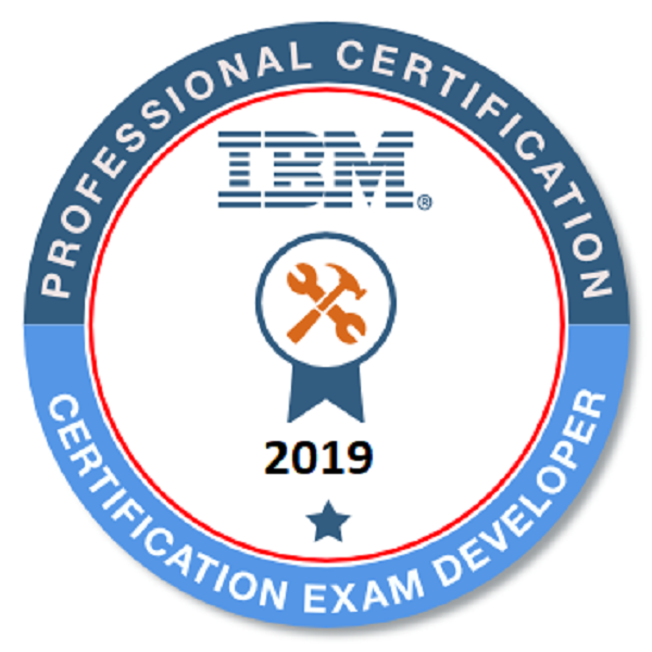 IBM Certification Exam Developer 2019 - Level I
