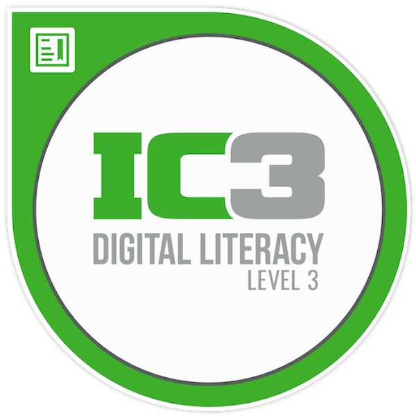 IC3 Digital Literacy Certification GS6 Level 3 Acclaim