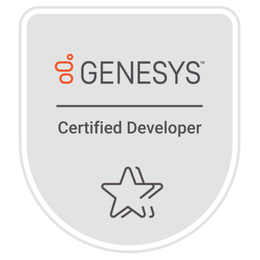 Genesys Cloud Certified Developer Acclaim