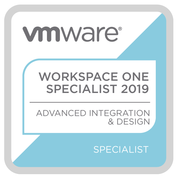 VMware Workspace ONE Advanced Integration and Design Specialist 2019