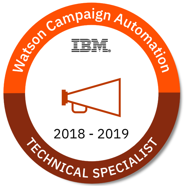 IBM Watson Campaign Automation 2018-2019 - Technical Specialist